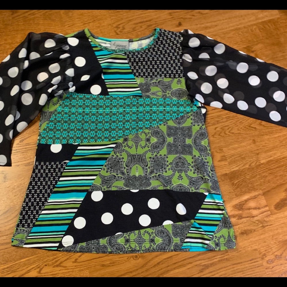 LYNNE RITCHIE TUNIC PATCHWORK